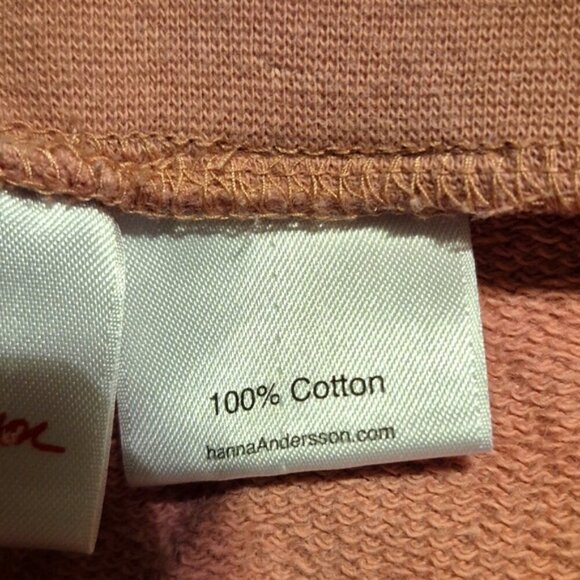 Hanna Andersson girls size 100 or 4 pink with purple & white flower joggers vguc - Picture 5 of 5